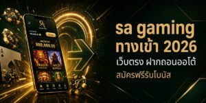 sa gaming ทางเข้า เว็บตรง ฝากถอนออโต้ สมัครฟรีรับโบนัส